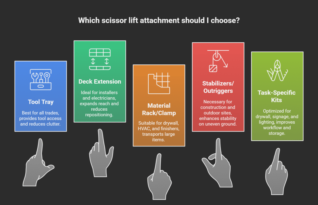 Scissor Lift Attachments Visual Image
