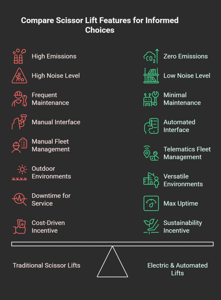 Traditional vs. Electric & Automated Scissor Lifts 