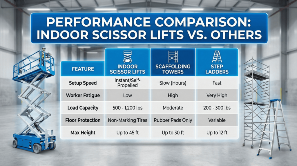 Indoor Scissor Lifts Comparison