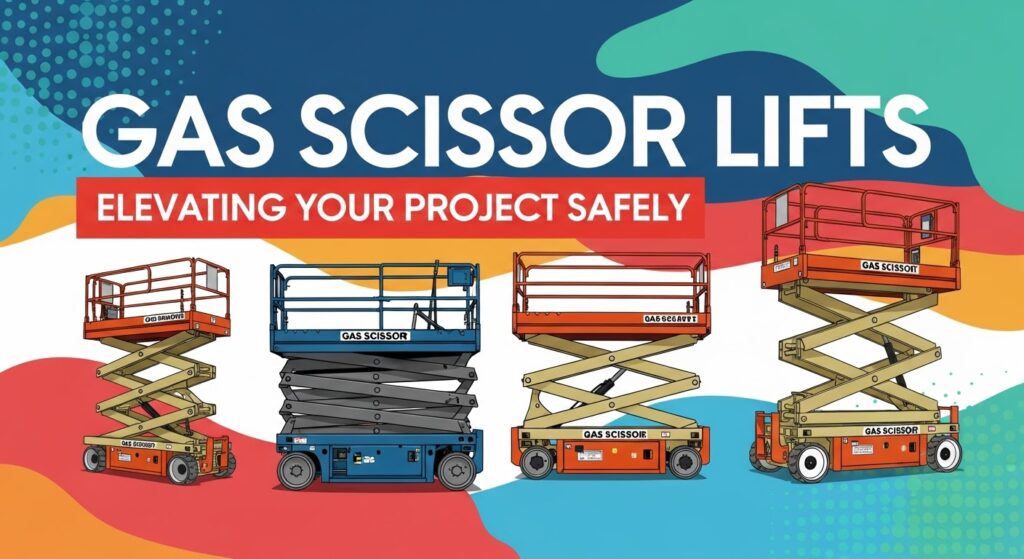 Gas Powered Scissor Lifts