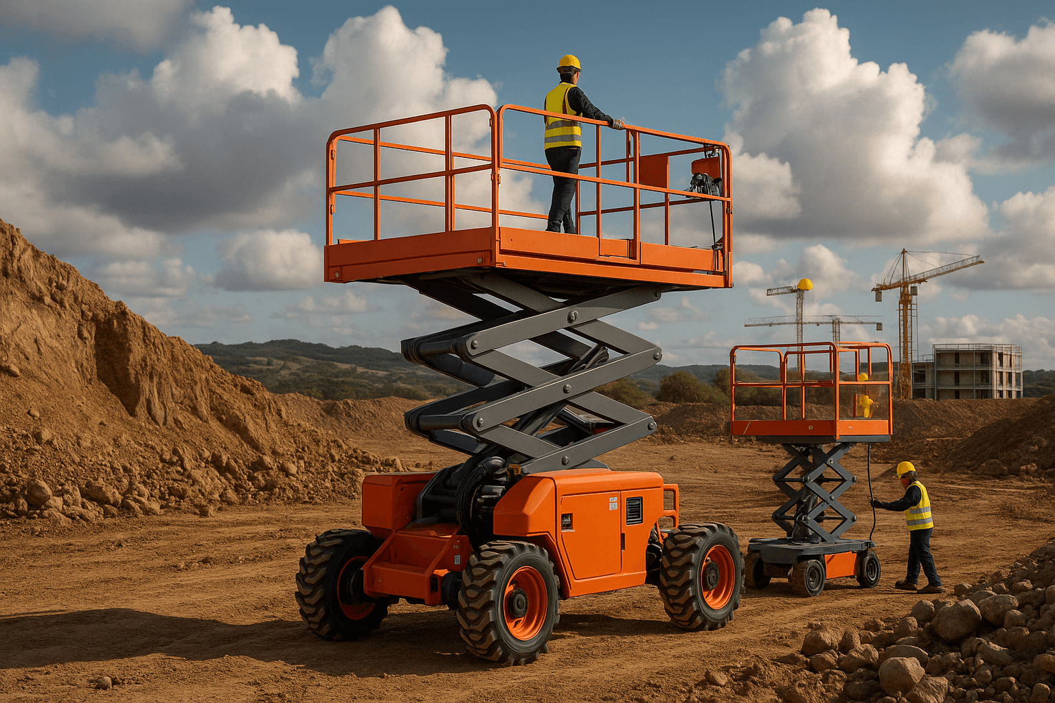 Rough Terrain Scissor Lifts