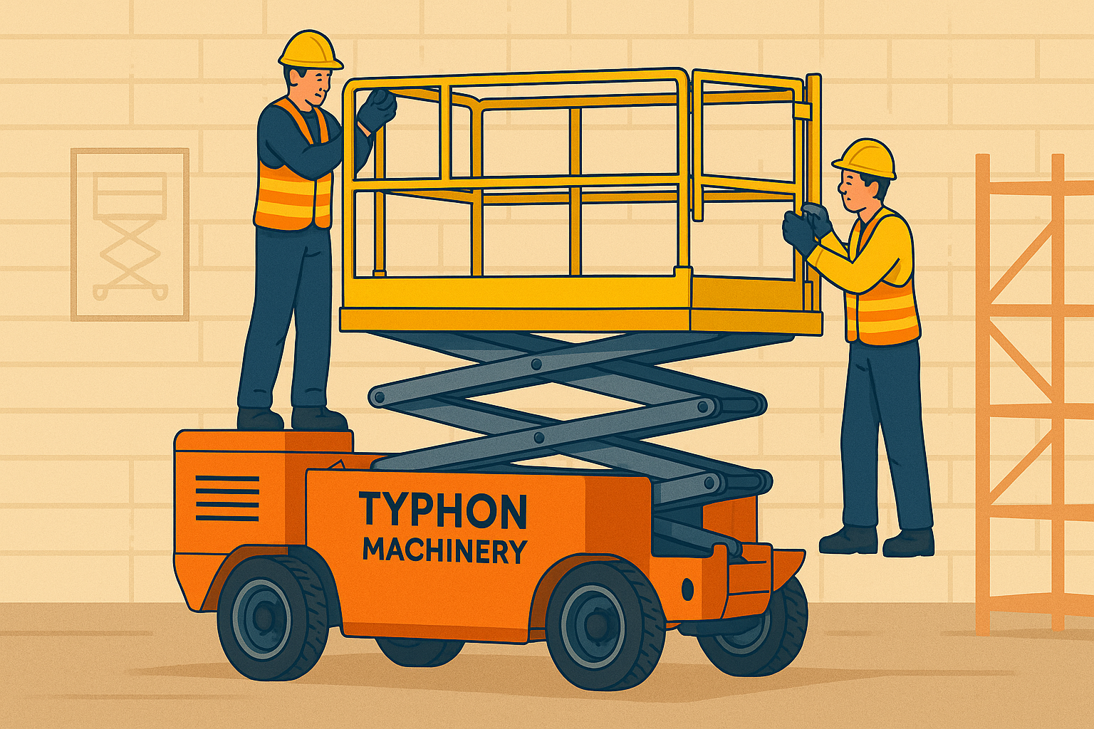 Scissor Lift Guardrail System Featured Image