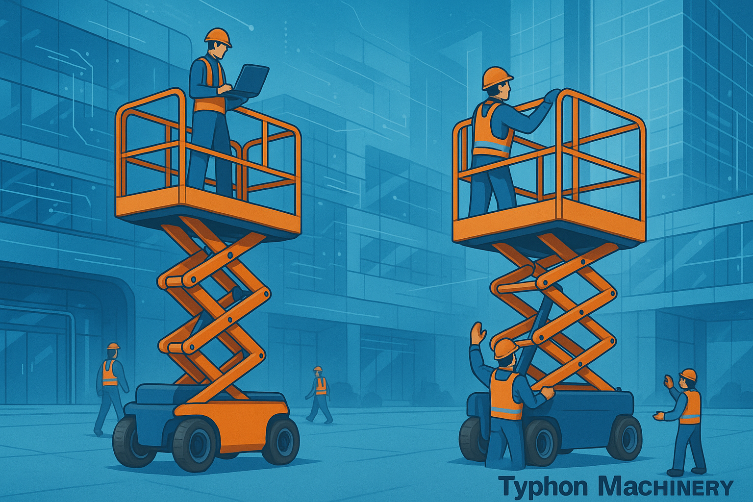electric scissor lift, automated scissor lift Featured Image