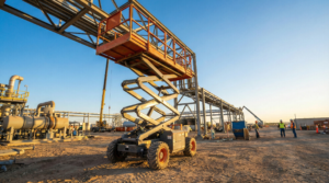 The Gas Powered Scissor Lift