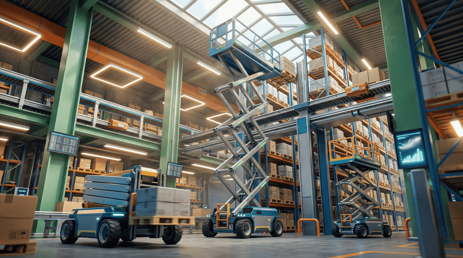 Scissor Lifts for Warehouses