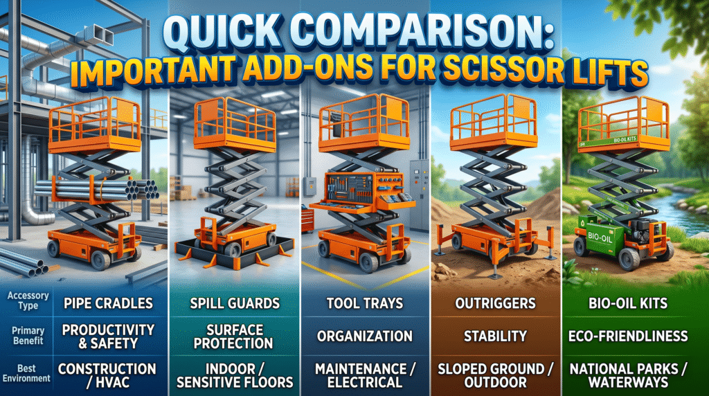 Top 10 Scissor Lift Accessories Comparison