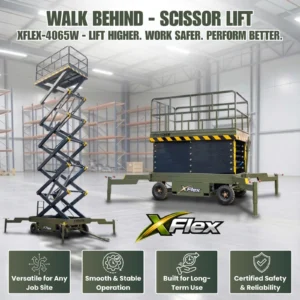 TYPHON xFlex-4065W Walk-Behind Scissor Lift 1100 lbs load capacity Electric 110V