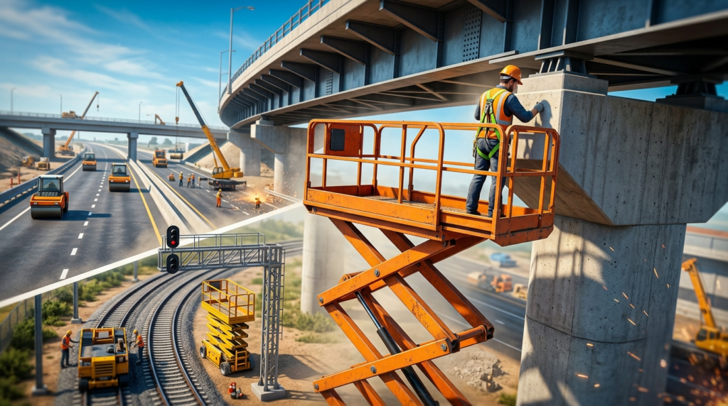 Scissor Lifts for Infrastructure Projects