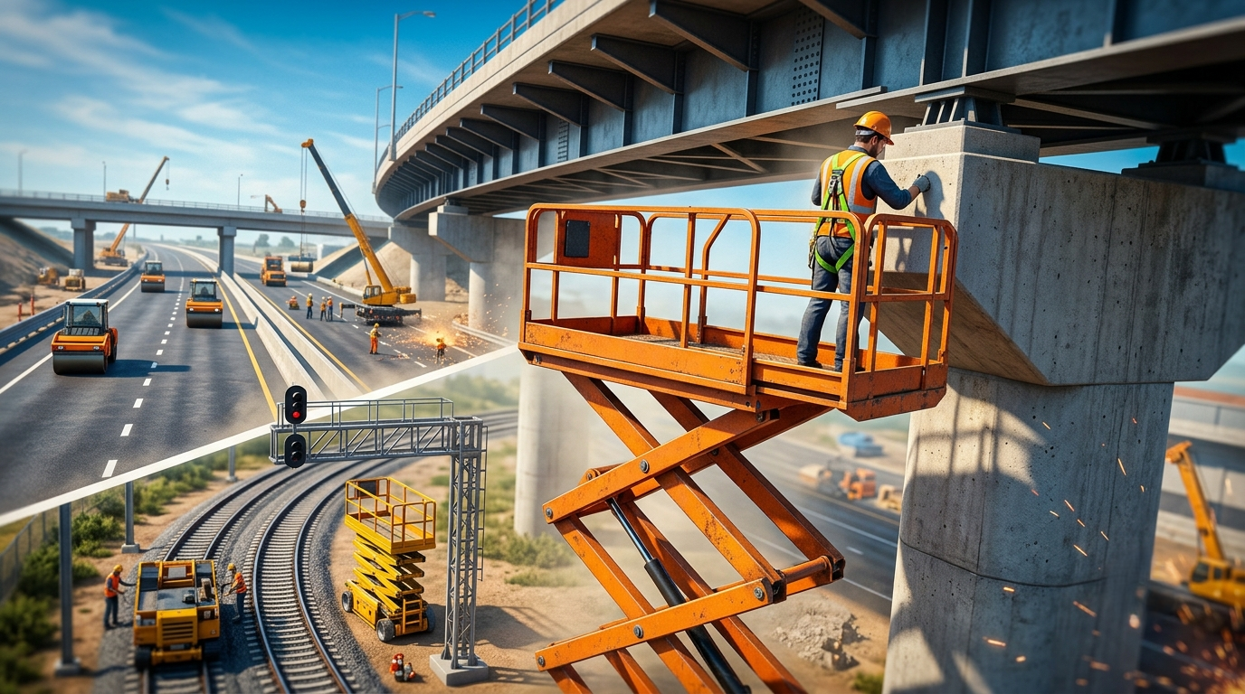 Scissor Lifts for Infrastructure Projects