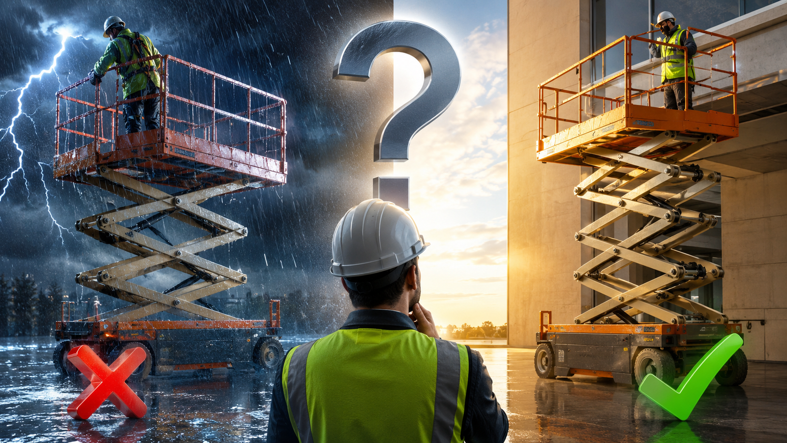 Can a Scissor Lift Get Wet
