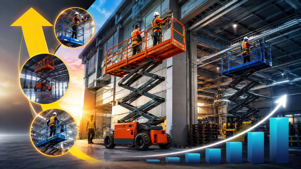 How scissor lifts improve workplace productivity