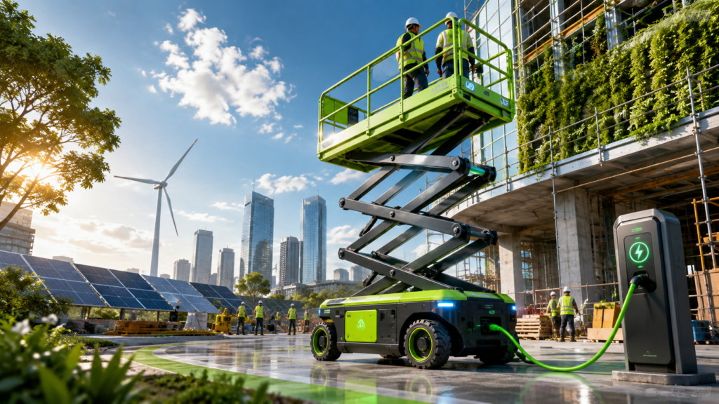 sustainability of electric scissor lift