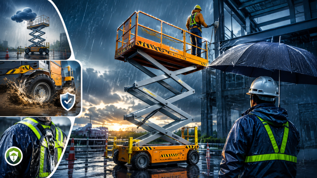 Scissor Lifts in Rainy Conditions