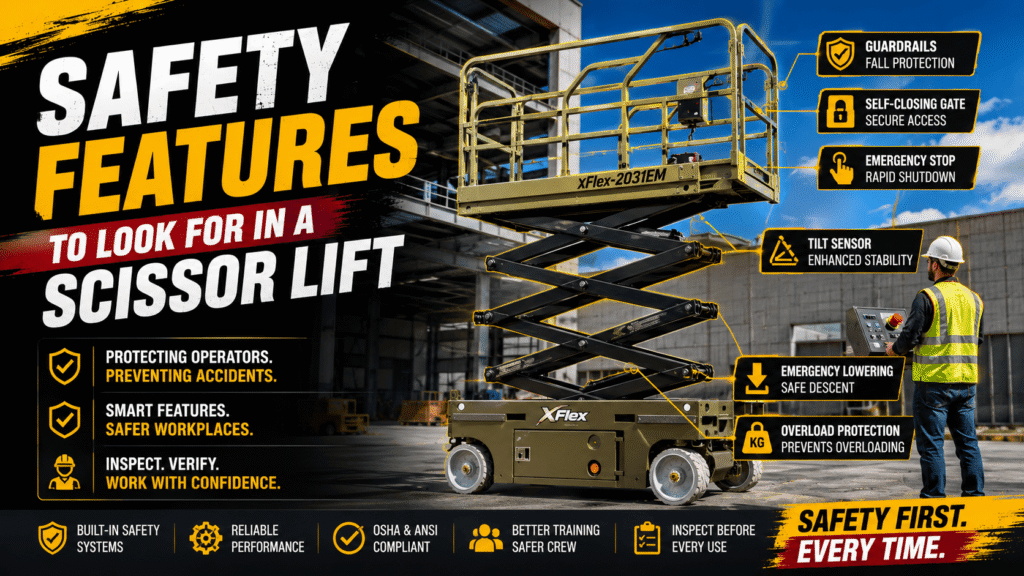 Safety Features to Look for in a Scissor Lift