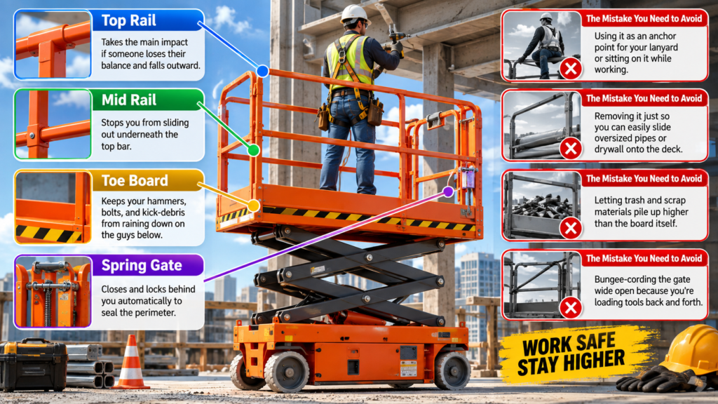 Scissor Lift Fall Protection Table